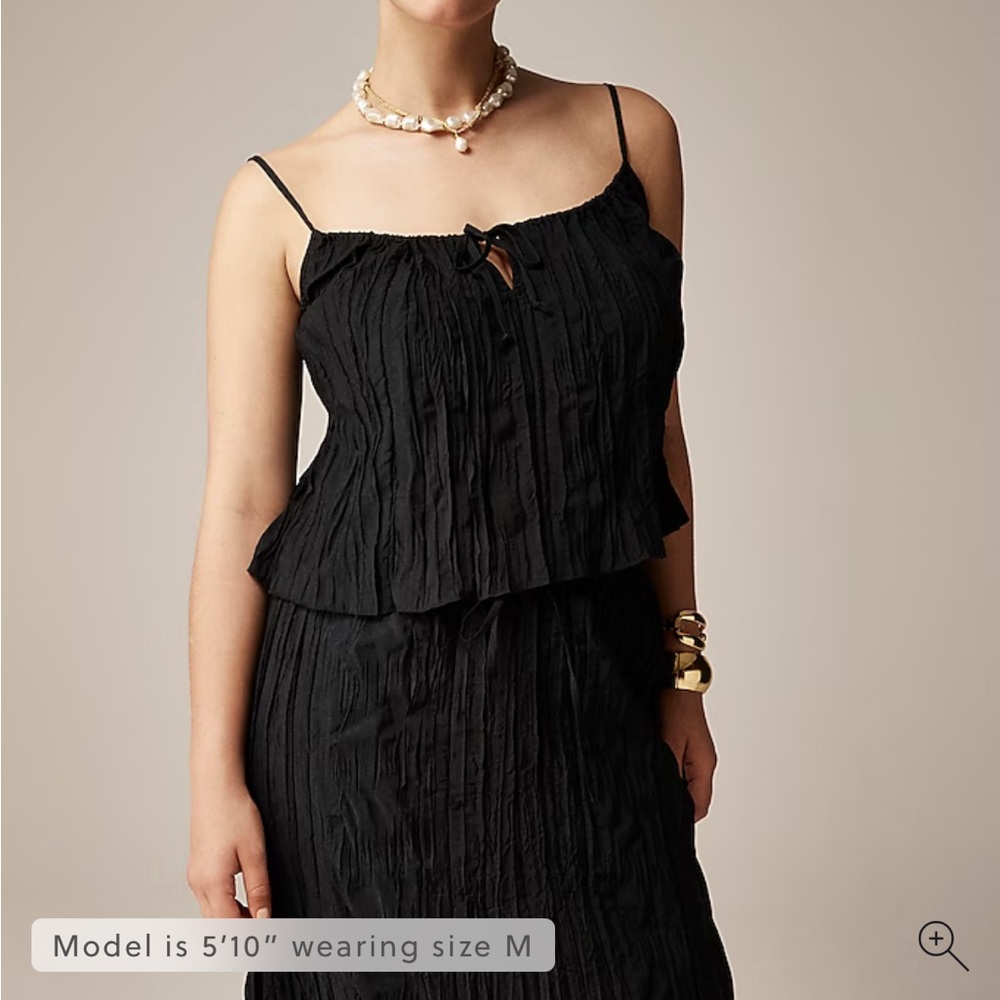 JCrew Crinkle Tank NWT
